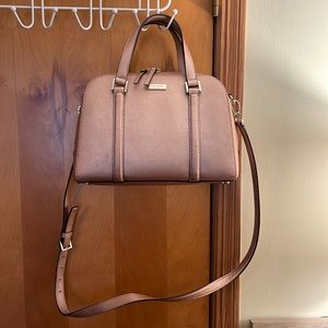 Kate spade rose gold medium cross body bag